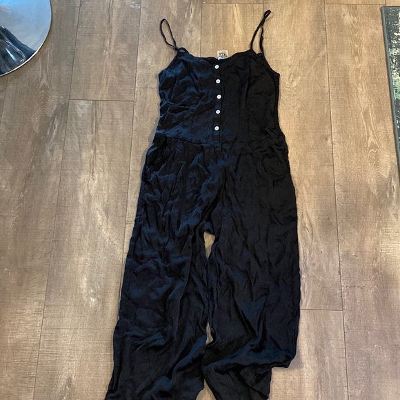 Silk black jumpsuit - Picture 1 of 1